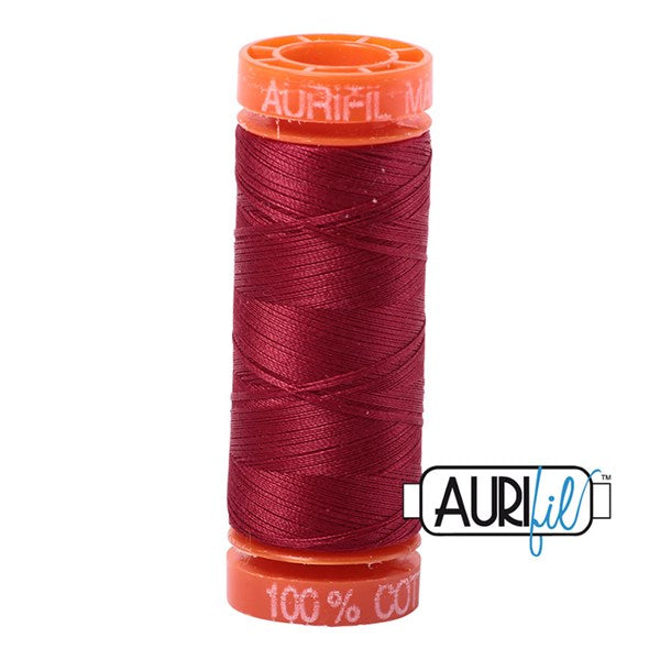 50wt Aurifil Burgandy 100% Cotton Mako Thread #BMK50SP200-1103 Thread Aurifil   