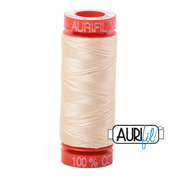 50wt Aurifil Butter 100% Cotton Mako Thread #BMK50SP200-2123 Thread Aurifil   