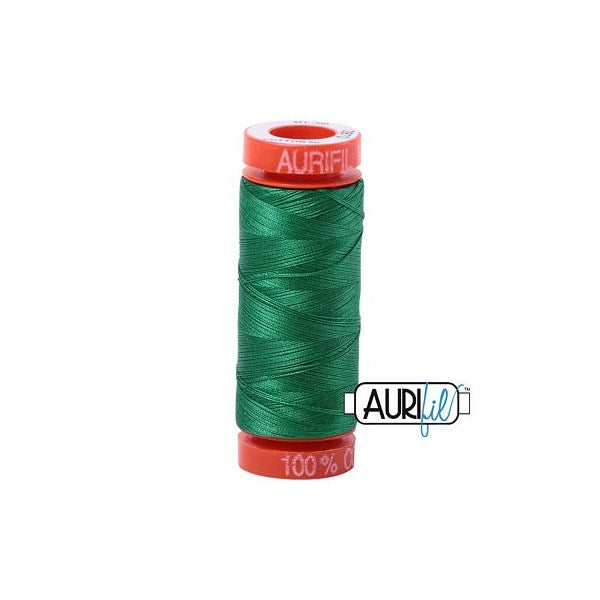 50wt Aurifil Green 100% Cotton Mako Thread #BMK50SP200-2870 Thread Aurifil   