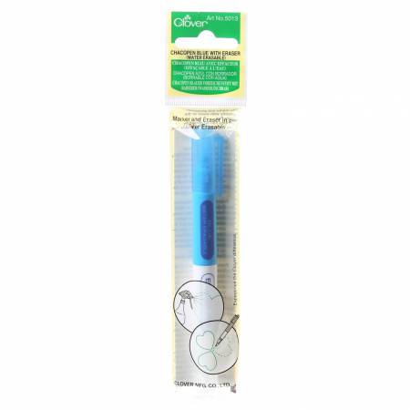 Chacopen Blue Water Soluble Dual Tip Pen With Eraser # 5013CV Tool Checker   