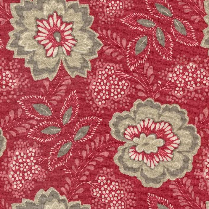 Chateau De Chantilly Rouge Red 13943-14 Fabrics Moda Fabrics   