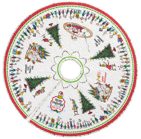 How the Grinch Stole Christmas Tree Skirt 20277-23 Fabrics Robert kaufman   