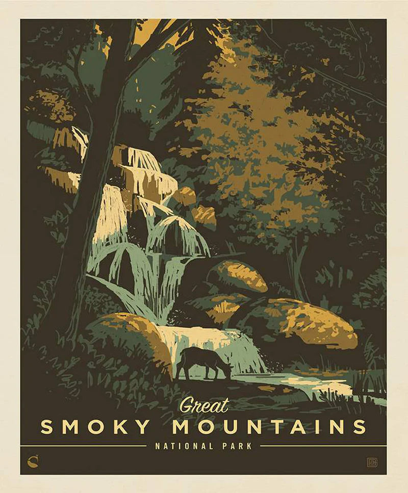 National Parks Great Smoky Mountains Panel PD13299 Fabrics Riley Blake