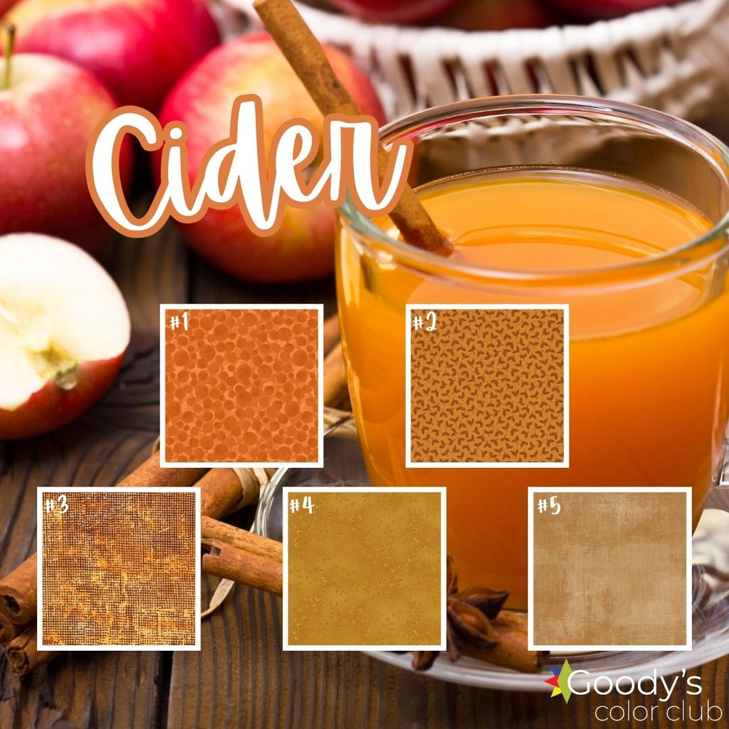 Goody's Color Club - October '23 Cider Fabrics GE Designs   