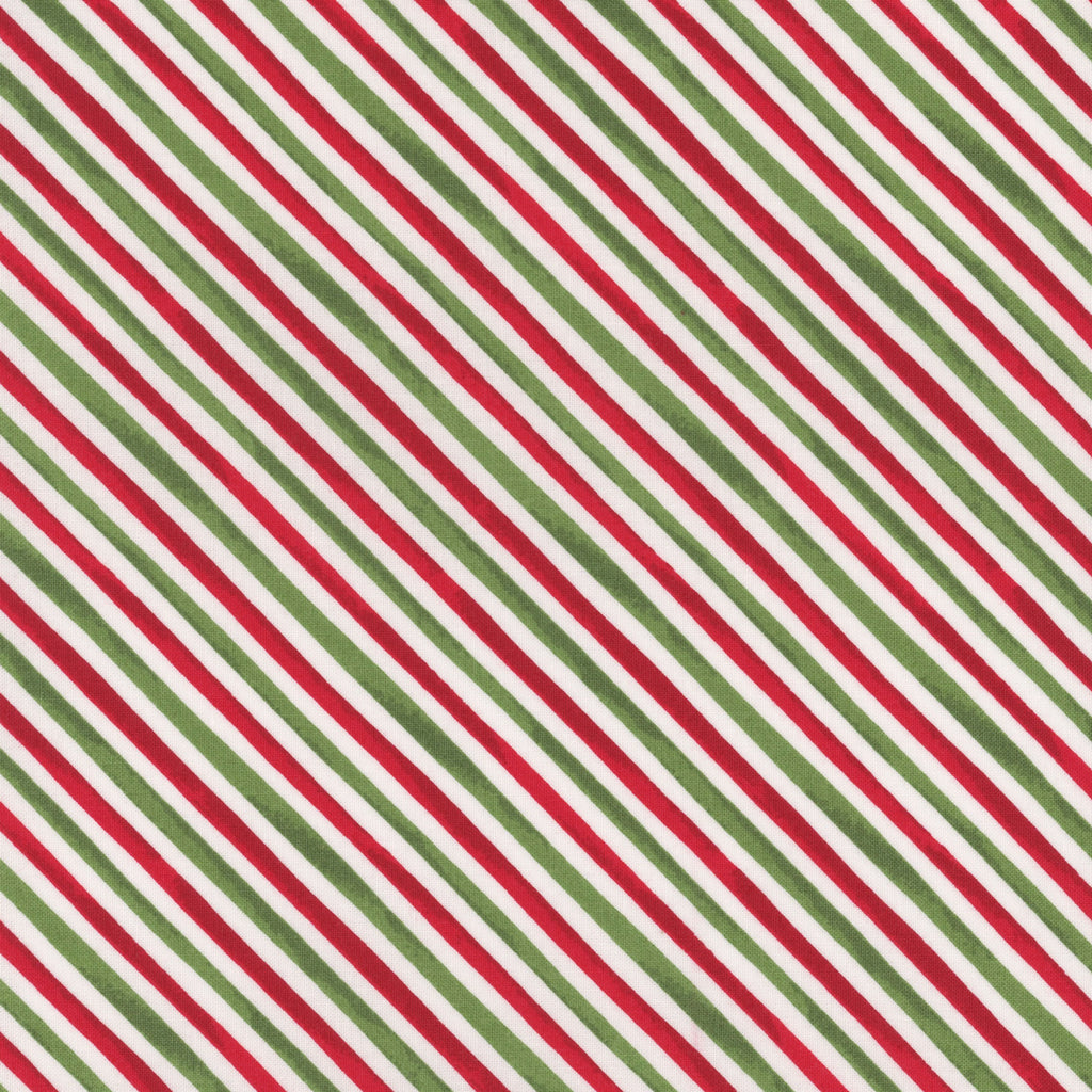 Our Gnome To Yours Diagonal Stripe Multi 56087-137 Fabrics Wilmington   