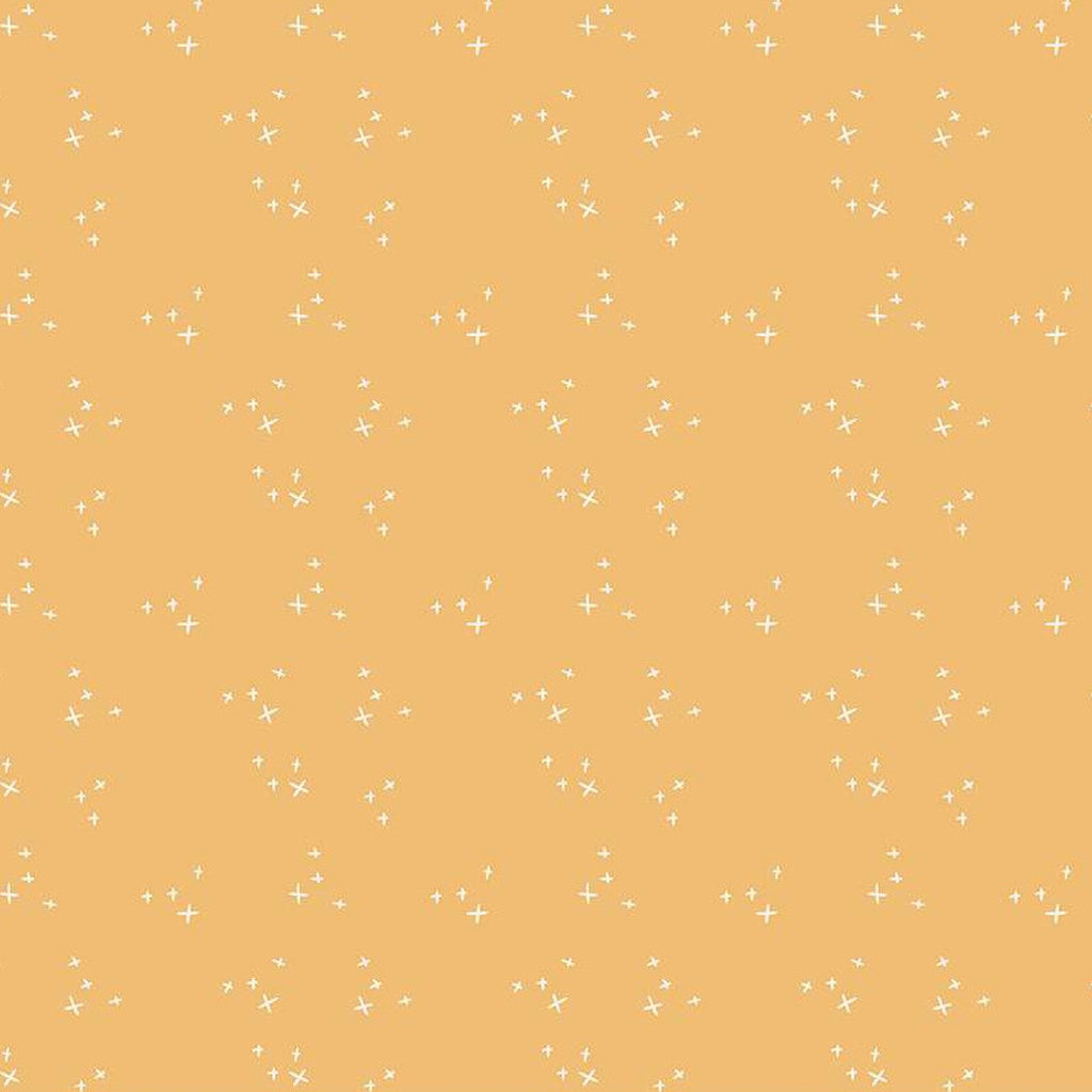 Pumpkin and Spice Sparkle Gold C14994 Fabrics Riley Blake   