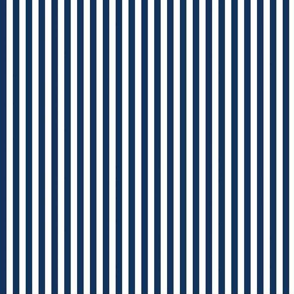 Quarter Inch Stripe Navy C555N Fabrics Riley Blake