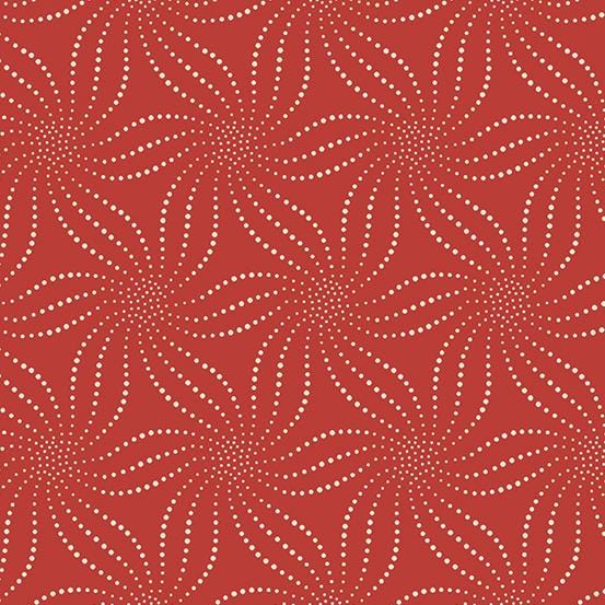 Retro HoHo Dottie Red A576-R Fabrics Andover   