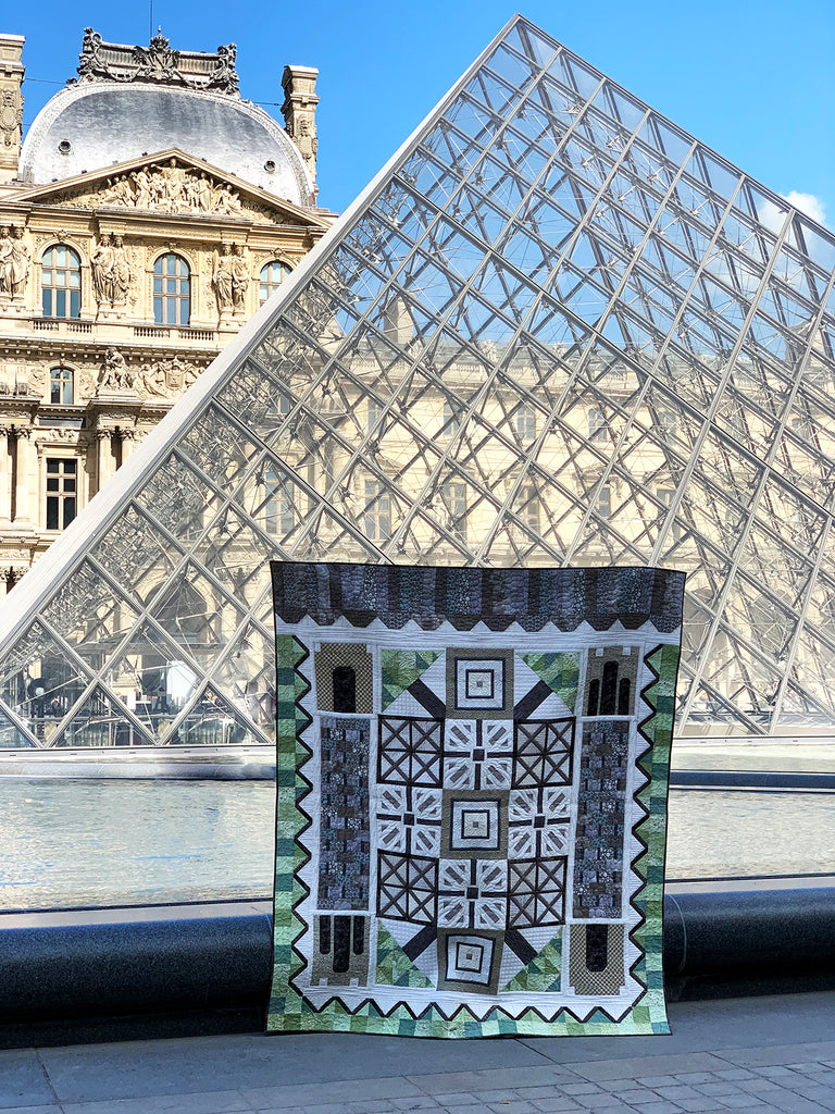 A Stroll In Paris Block of the Month Quilt Program- Full Access with Video Tutorials Pattern GE Designs   