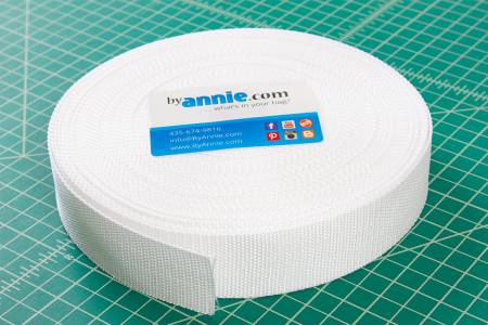 Strapping 1 1/2 in. White- 3 YARDS  GE Designs   