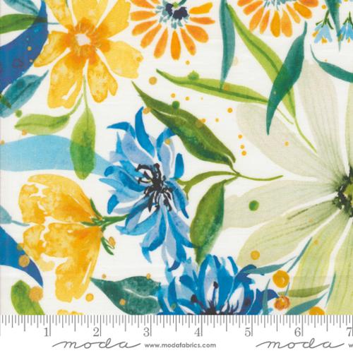 Sunshine Blue Skies Floral Cloud 108020-11 - 108" Wide 3 YARD Fabrics Moda Fabrics