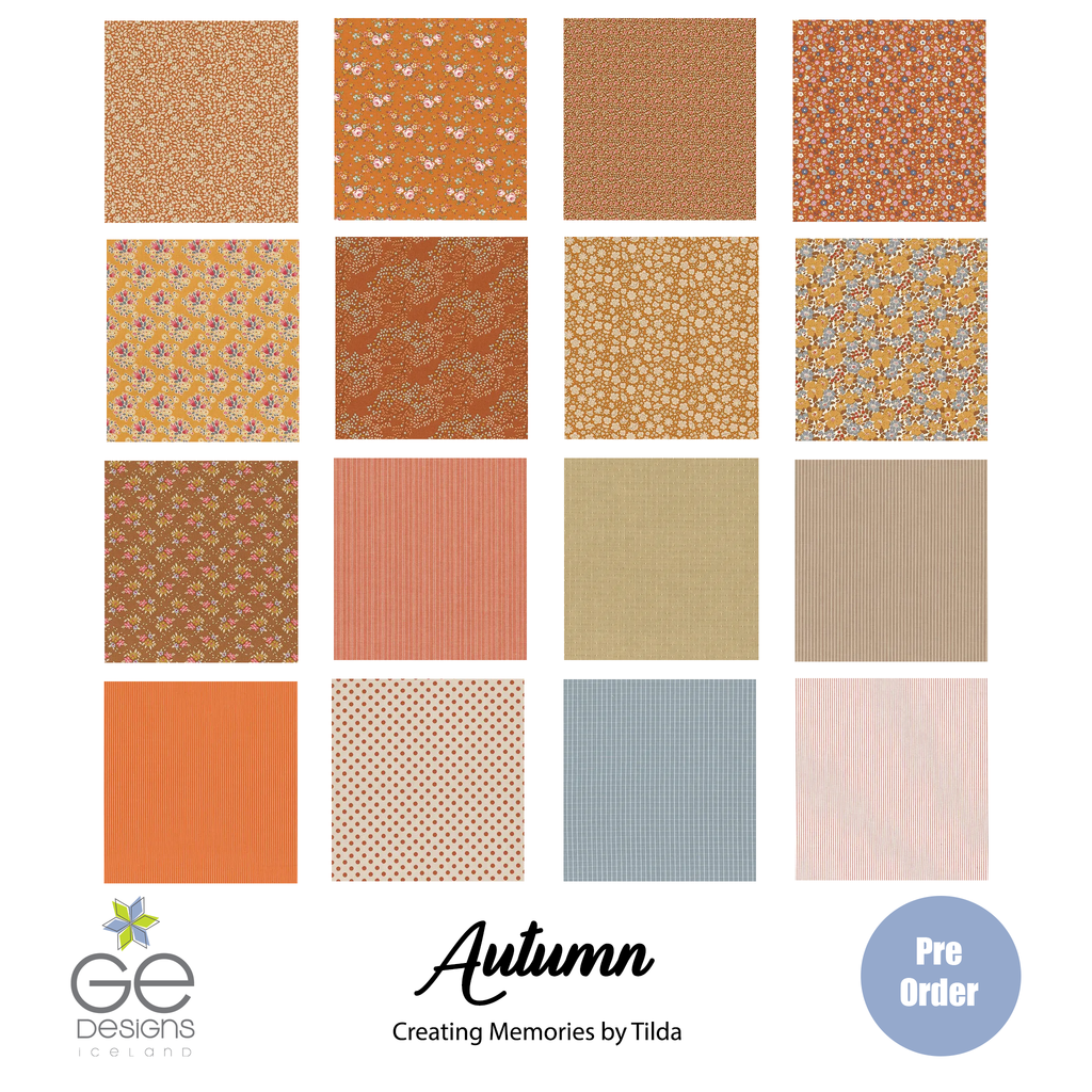 Tilda Creating Memories Autumn - half yard bundle Pre-Order Fabrics Tilda   