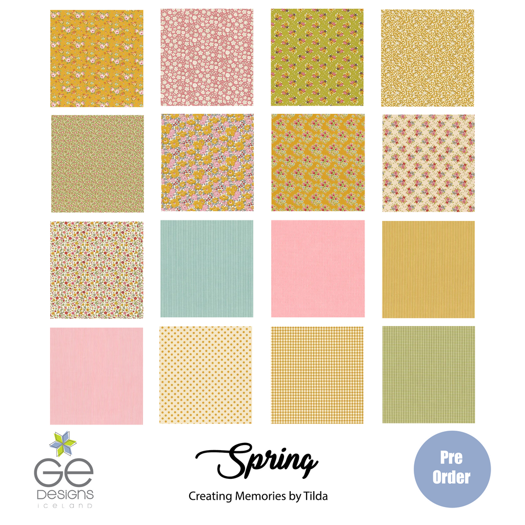 Tilda Creating Memories Spring - half yard bundle Pre-Order Fabrics Tilda   