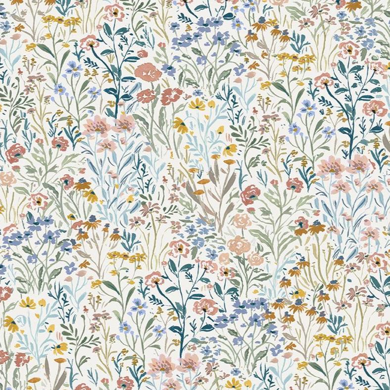 Willow Blooming Multi DCJ3006 - 108" Wide 1 YARD Fabrics Dear Stella   