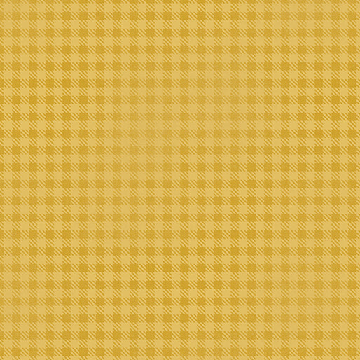 Wool Check Gold 9614-33 Fabrics Benartex   