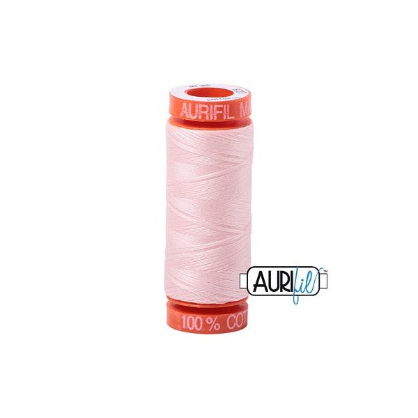 50wt Aurifil Fairy Floss  100% Cotton Mako Thread #BMK50SP200-6723 Thread Aurifil   