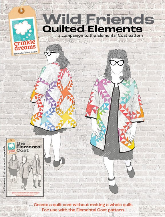 Wild Friends Quilted Elements Pattern Checker   