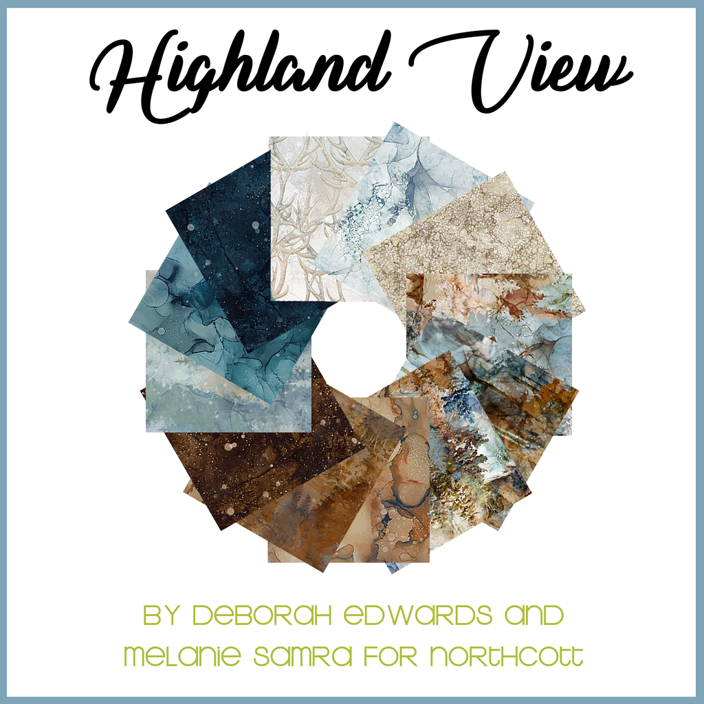 Highland View Stash Builder Bundle PRE-ORDER Fabrics Northcott   