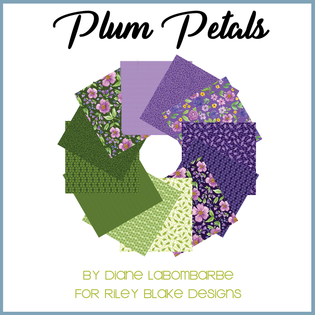 Plum Petals Stash Builder Bundle PRE-ORDER Fabrics Riley Blake   
