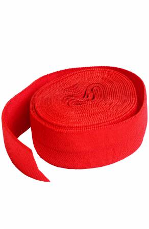 Fold-over Elastic 3/4in x 2yd Atom Red  Checker   