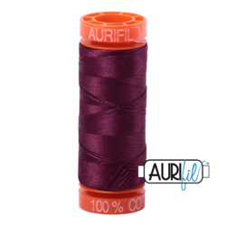 50wt Aurifil Plum 100% Cotton Mako Thread #BMK50SP200-4030 Thread Aurifil   