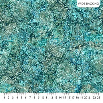 Bliss Tranquility Teal B23887-61 108" Wide - 3 YARD Fabrics GE Designs   