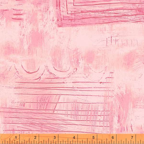Colorwash Scribble Pink 53120-3 Fabrics Windham Fabrics   