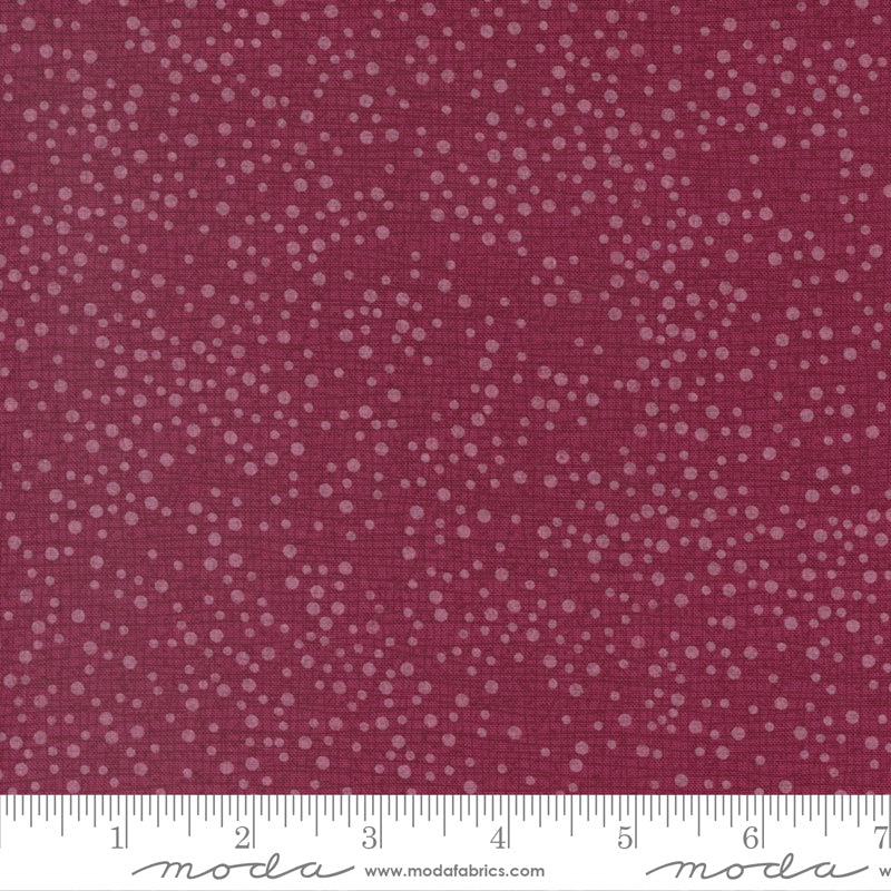 Dotty Thatched Cranberry 48715-118 Fabrics Moda Fabrics   