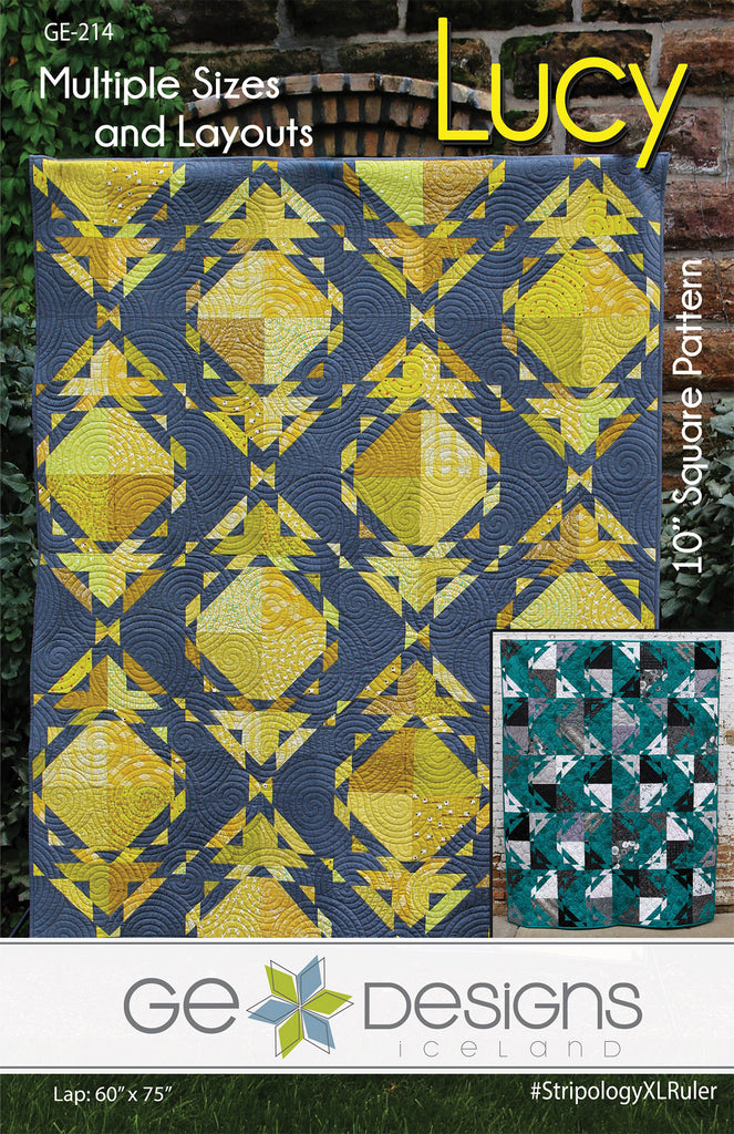 Lucy - 10" Square Pattern 214 Pattern GE Designs   