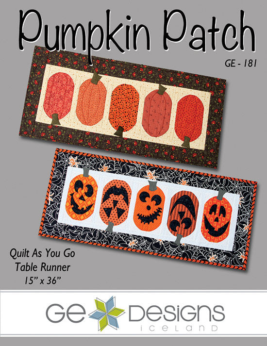 Pumpkin Patch Table Runner Pattern 181 Pattern GE Designs   