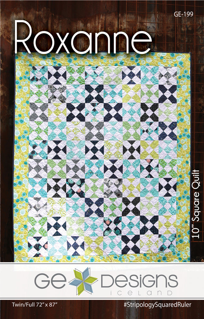 Roxanne - 10" Square Pattern 199 Pattern GE Designs   